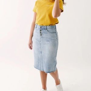 Main Street Exchange Jean Skirt